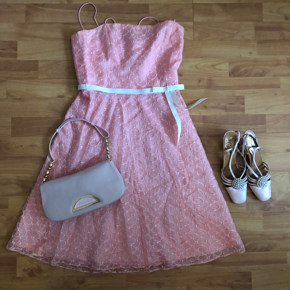 2000 S Yk 2 Laundry By Shelli Segal Pink Dress - Picture 2 of 9